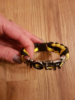 Armband, handgemacht, &quot;Tigers&quot;