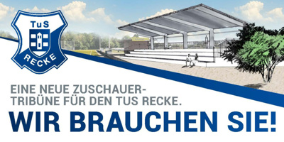 Tribüne für den TuS Recke