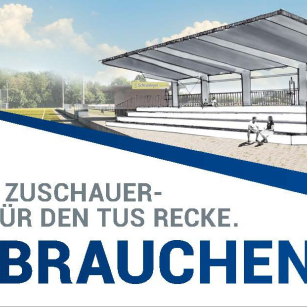 Tribüne für den TuS Recke