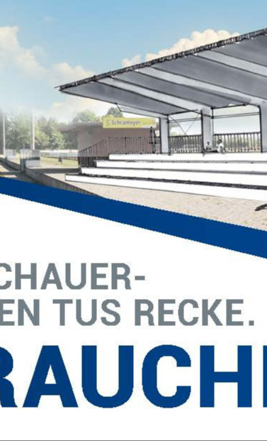 Tribüne für den TuS Recke