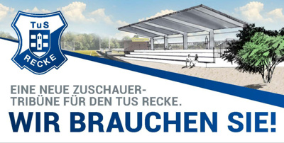 Tribüne für den TuS Recke