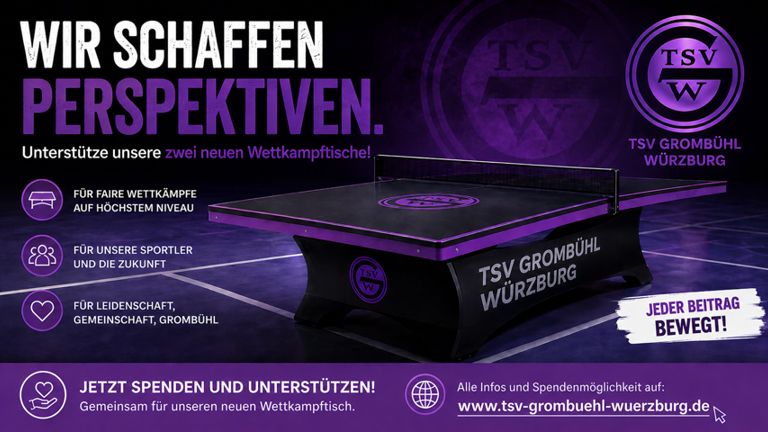 Zwei Wettkampftische Tischtennis
