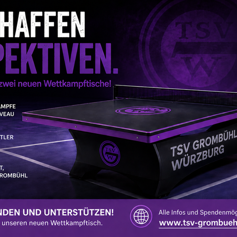 Zwei Wettkampftische Tischtennis