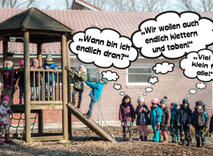 Klettergerüst für die Wurzelzwerge