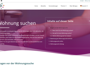 BAmigra - Web-App mit allen Informationen für Geflüchtete in Bamberg