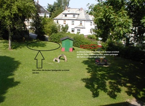 Neue Spielgeräte für das Kinderheim Crimmitschau