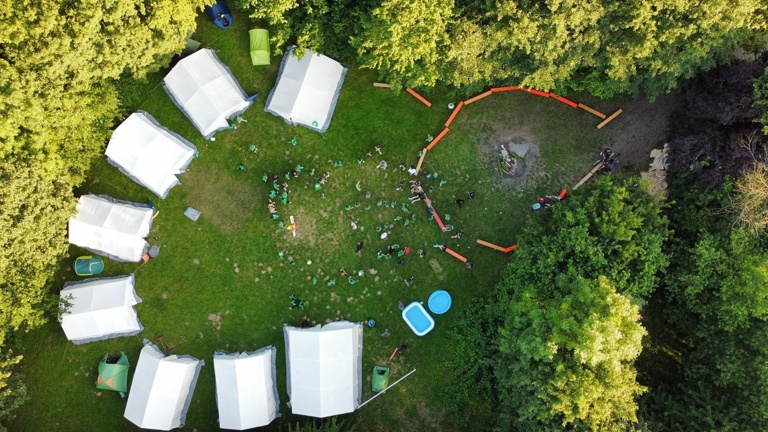 Kinderzelt für Sommerzeltlager