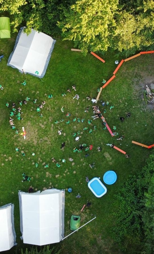 Kinderzelt für Sommerzeltlager
