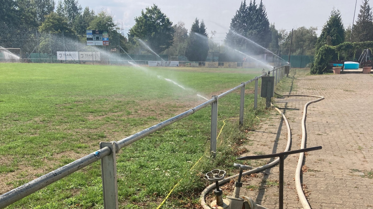 Bulacher SC - Neue Bewässerung für Hauptplatz