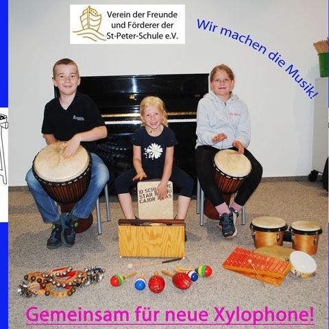 Neue Xylophone für unsere musikalische Grundschule
