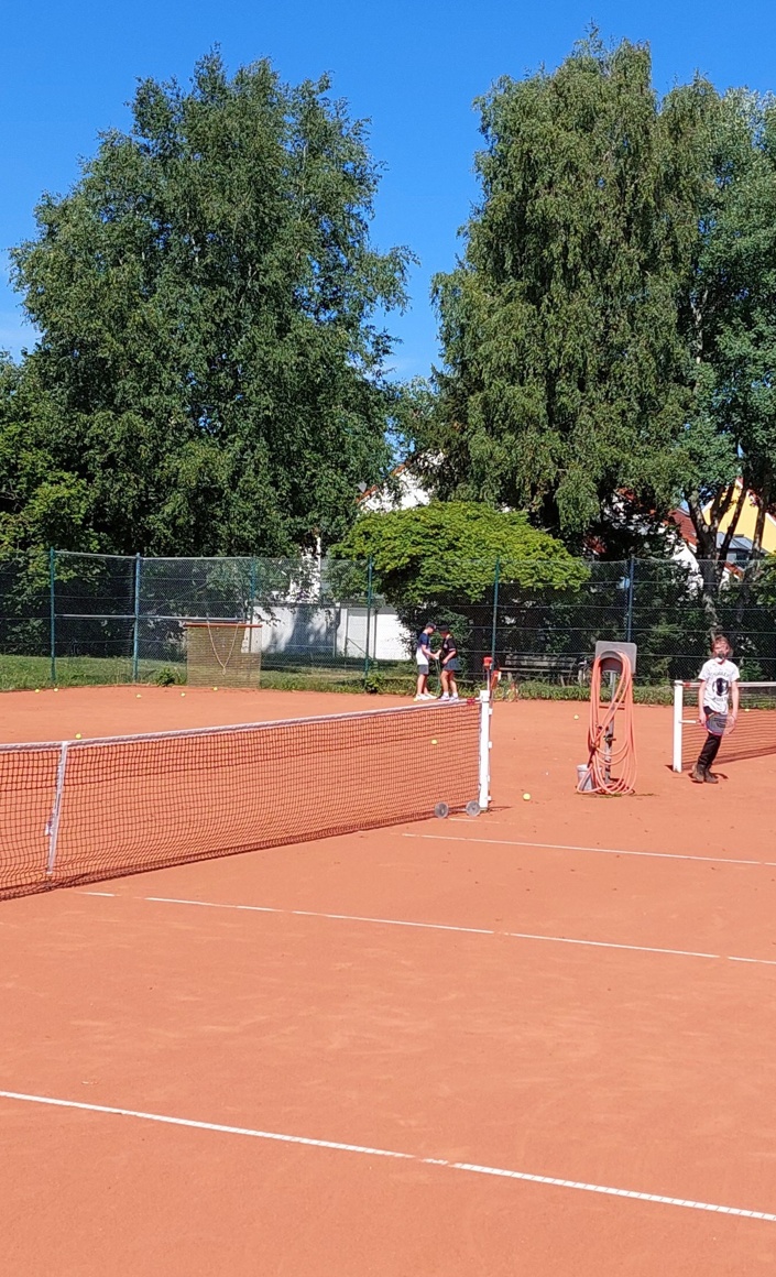 Nur gemeinsam schaffen wir es - Sanierung des Tennisplatzes