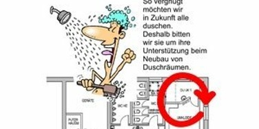 Neue Duschen - länger fit!! Der TSV packt`s an