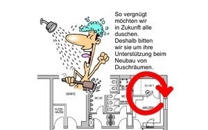 Neue Duschen - länger fit!! Der TSV packt`s an