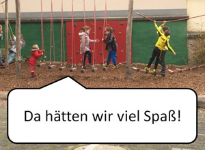 Kletterseilgarten für die Grundschule Reil