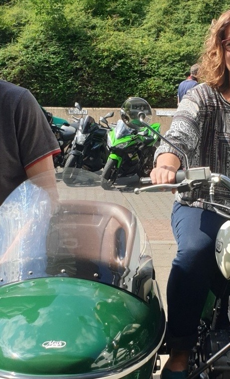Biker mit Doppelherz
