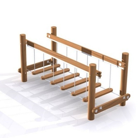 Balancierbrücke für die Kinder der AWO-Krippe