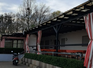 Erneuerung der Terrassenüberdachung des SV  Sportheims