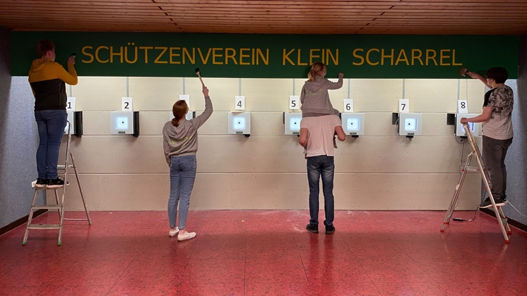 Schützenverein Klein Scharrel e.V. Neue Ausrüstung für die Jugend