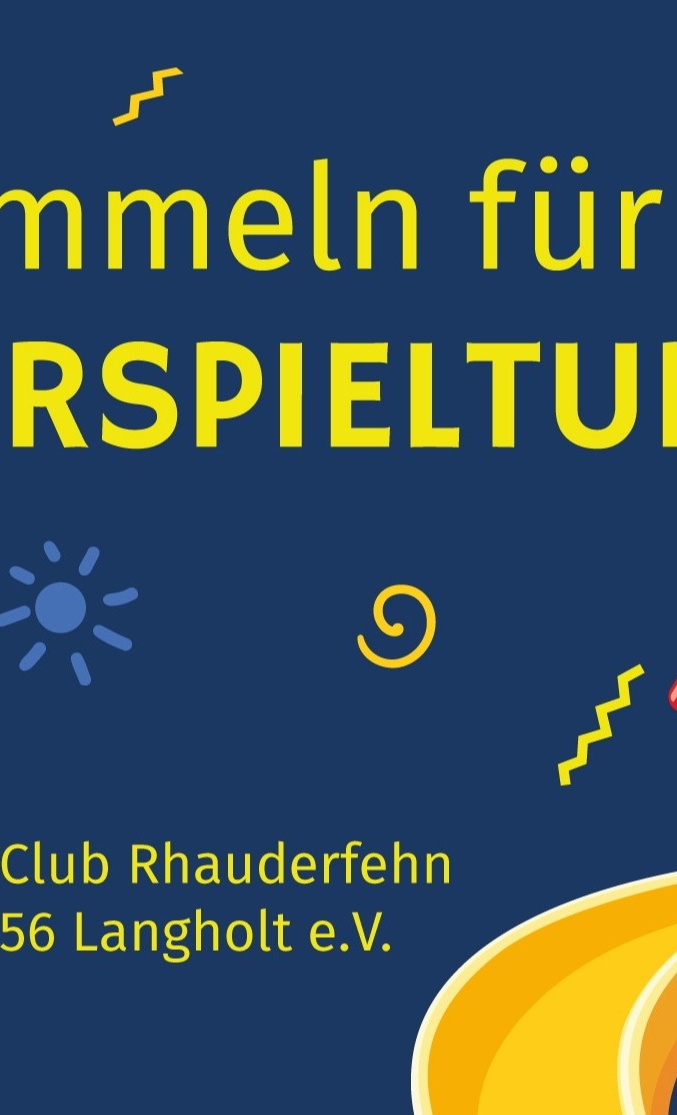 Kinderspielturm für den SC Rhauderfehn/Langholt