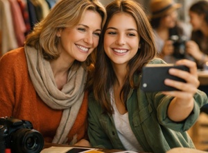 Farben, Stil & Vertrauen: Mutter-Tochter- Workshop zu Social Media