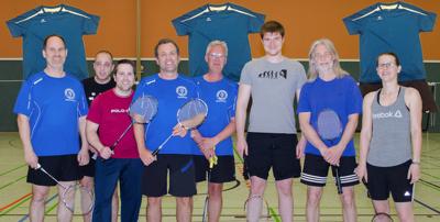 Trikots für die Mannschaft der Badminton Abteilung