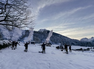 Neue Fahne Weihnachtschützen Ramsau