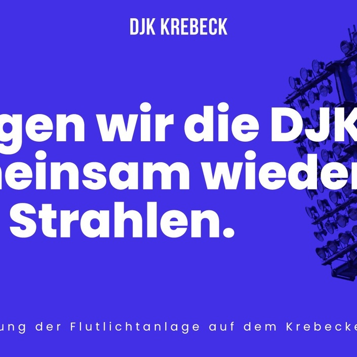 Modernisierung Krebecker Flutlichtanlage