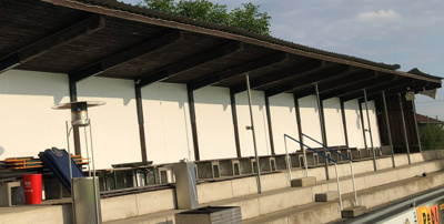 Dachdecker und Spenglerarbeiten Tribüne SVH