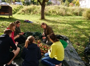Sitzmöglichkeiten für die Streuobstwiese am GymSL