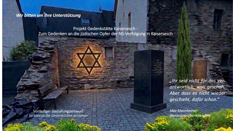 Gedenkstele für jüdische Opfer der NS-Verfolgung in Kaisersesch