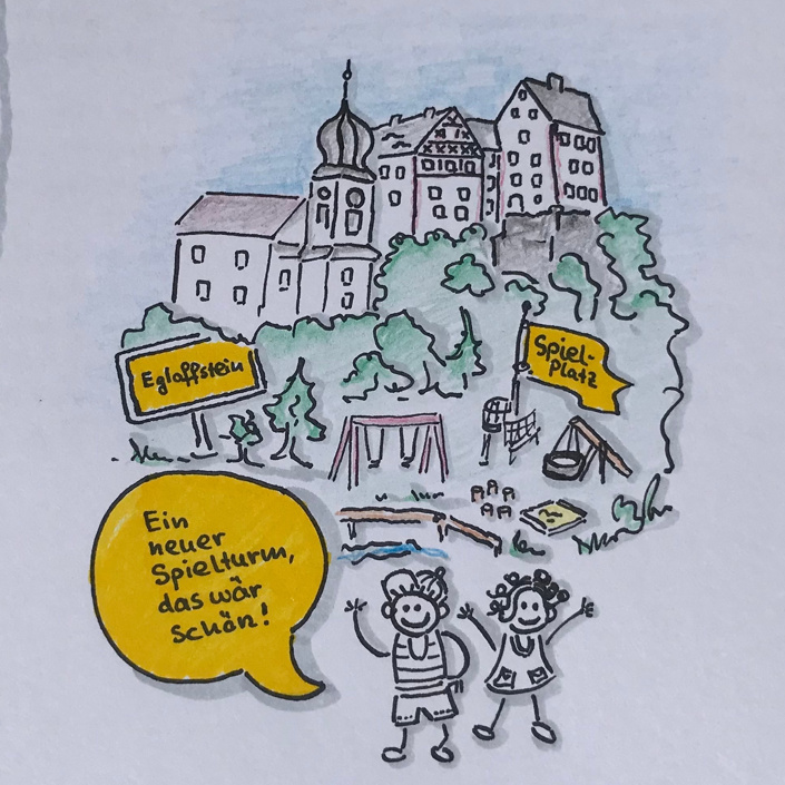 Spielturm für Spielplatz Egloffstein