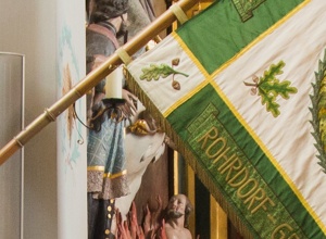 Restaurierung historischer Vereinsfahne
