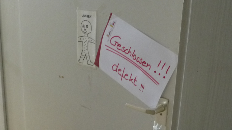 Eine neue Toilette für die Schulwerkstatt