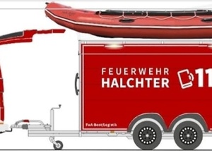 Anhänger für Jugendfeuerwehr und Einsatzabteilung Feuerwehr Halchter