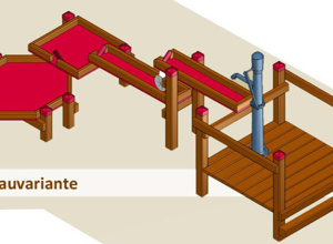 Matschanlage für den Oberhundemer Kiga
