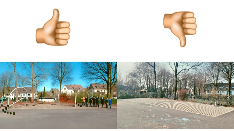 Spielgerät für den Schulhof