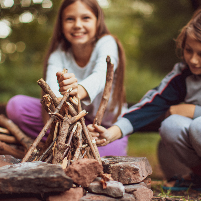 Eine Jurte für den Waldkindergarten in Rieden am Forggensee