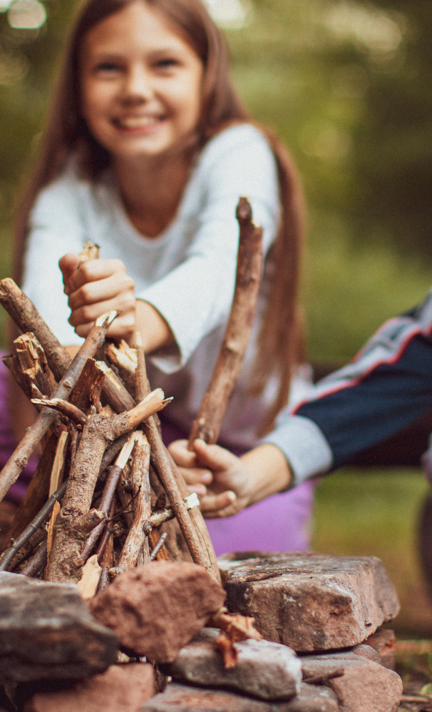 Eine Jurte für den Waldkindergarten in Rieden am Forggensee