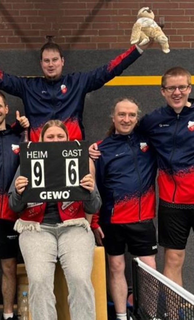 Punktspiel-Equipment für die TT-Abteilung