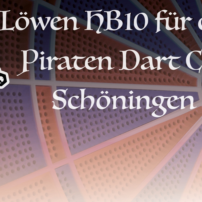 Neue Dartautomaten für den Piraten Dart Club Schöningen