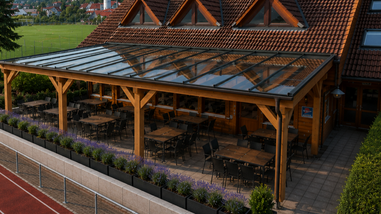 SV Baiersbronn Terrassenüberdachung