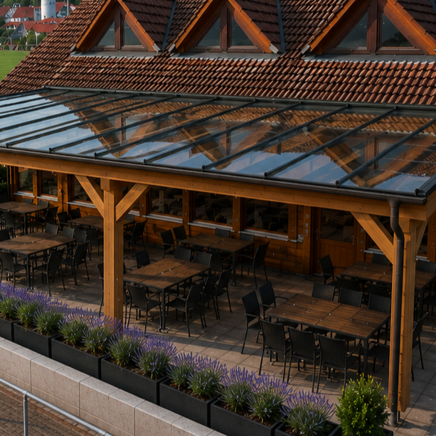 SV Baiersbronn Terrassenüberdachung