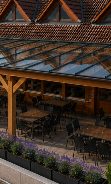 SV Baiersbronn Terrassenüberdachung