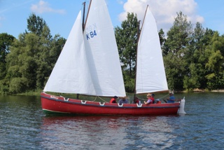 Kuttersegeln auf dem Förmitzspeicher