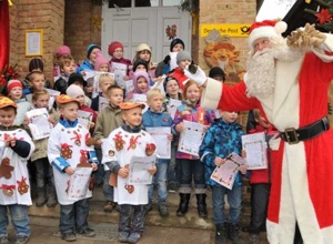 Ladesäule für den Weihnachtsort Himmelpfort