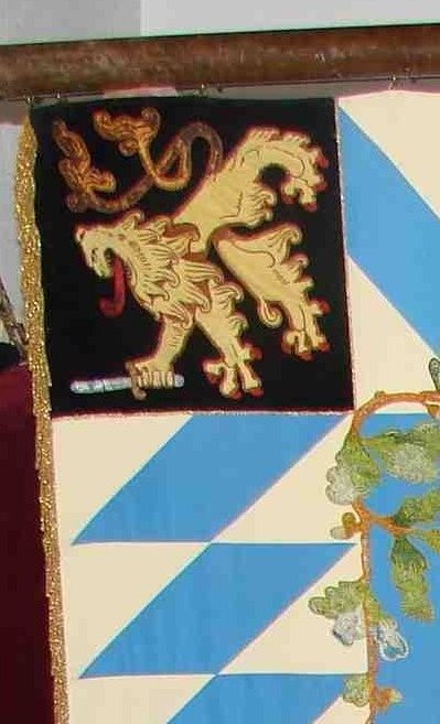 Renovierung historischer Fahne