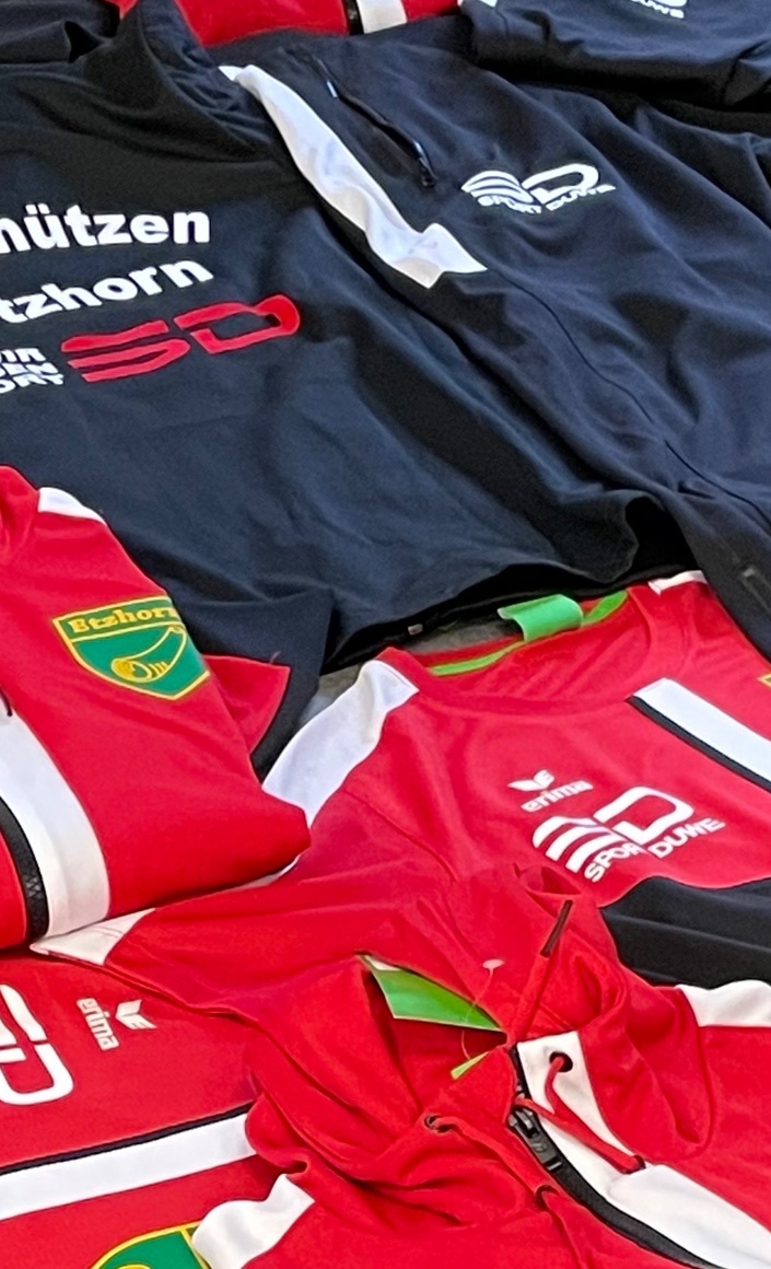 Sportbekleidung für unseren Verein