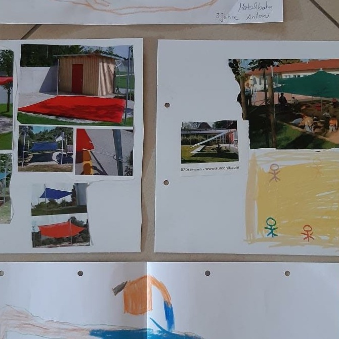 Matsch-Anlage Kindergarten Großeneder