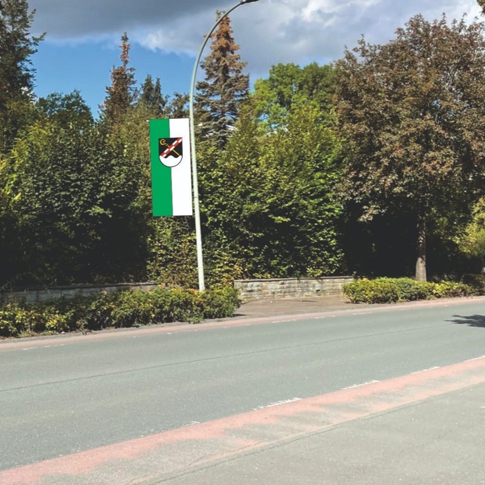 Laternenbeflaggung für Bredelar