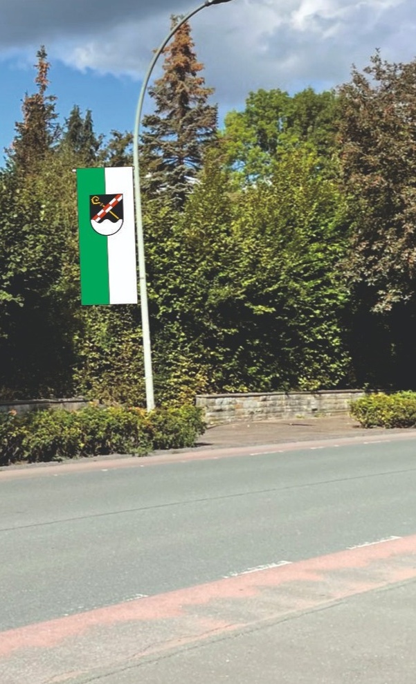 Laternenbeflaggung für Bredelar